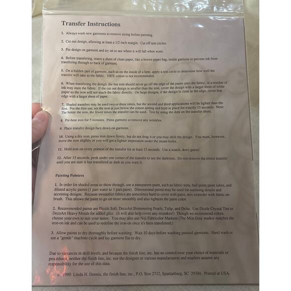 Vintage 1990 Holiday Scrapbook Iron-On Transfer “Sweet Christmas” Apron Design - Picture 2 of 5